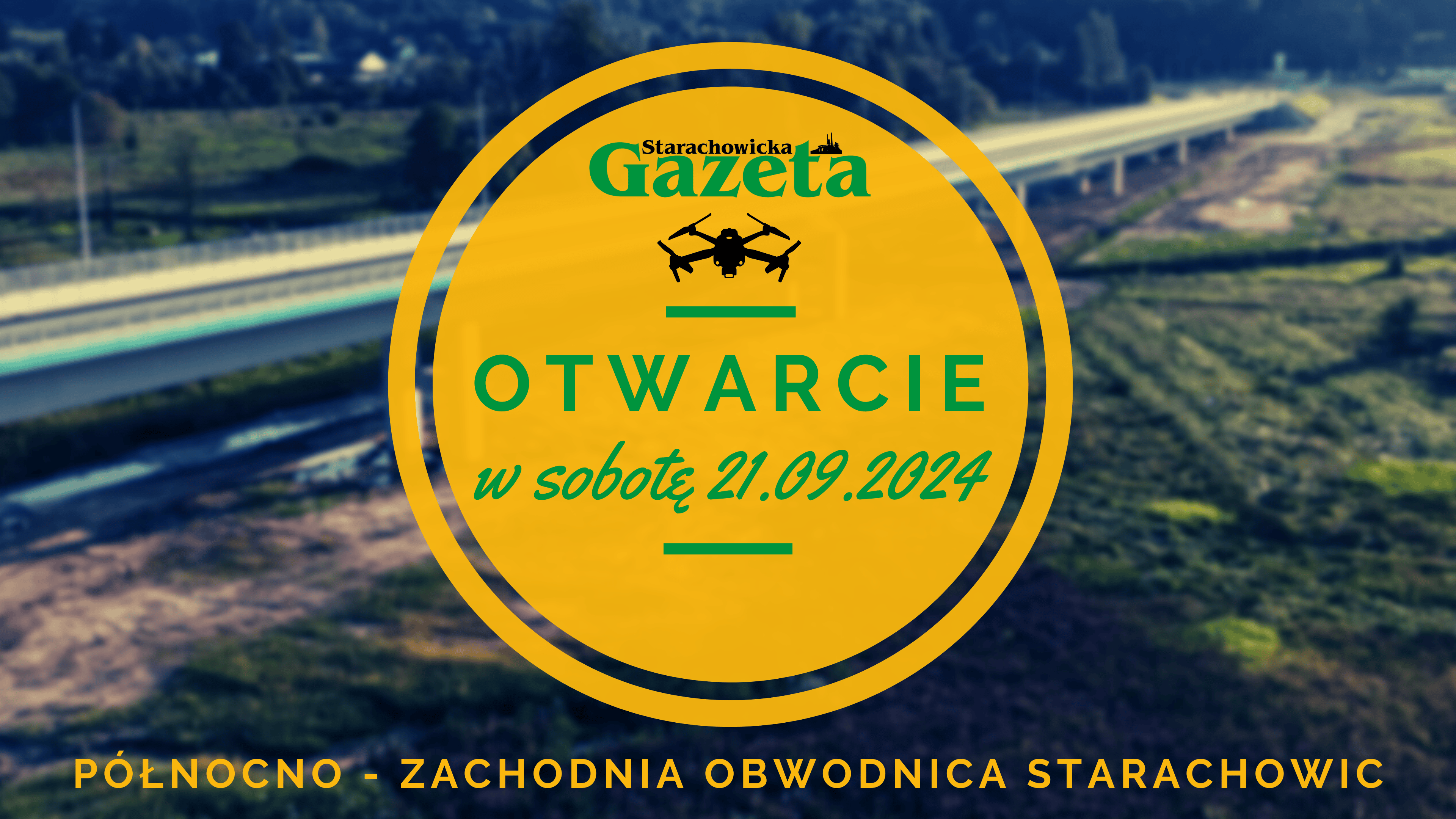 Otwarcie północno-zachodniej obwodnicy w Starachowicach - nowa obwodnica zapewniająca wygodną i bezpieczną podróż dla mieszkańców i kierowców, przyczyniająca się do poprawy jakości życia, rozwoju gospodarczego oraz promocji turystyki w regionie. Symbol postępu i nowoczesności, który otwiera nowe perspektywy rozwoju dla miasta i jego mieszkańców. #NowaDroga #RozwójRegionu #BezpiecznaPodróż