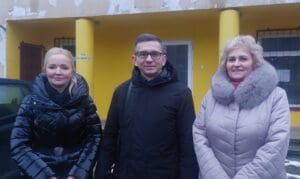 od lewej: Agnieszka Kuś, Dariusz Nowak i Danuta Krępa 