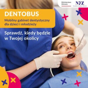 Leczenie zębów dzieci bezpłatnie. Sprawdź gdzie będzie Dentobus