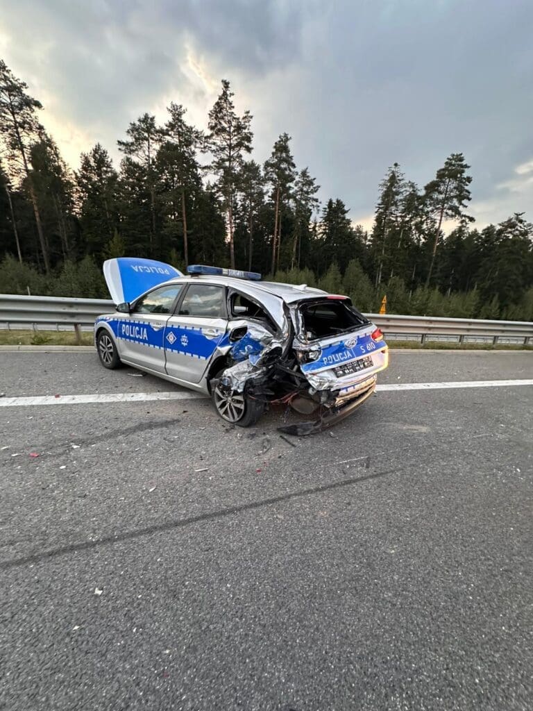 Karambol na S7 w Skarżysku! Zderzyło się 5 aut, trzy osoby ranne