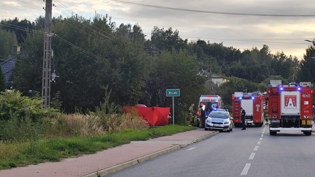 Tragiczny wypadek w Brodach. Nie żyje 66-letni kierowca