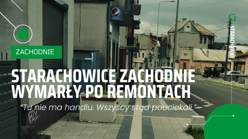 Starachowice Zachodnie "wymarły" po remontach drogowych