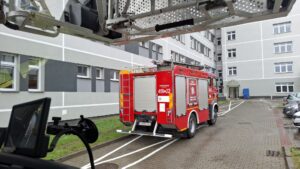Ćwiczenia przeciwpożarowe w starachowickim szpitalu