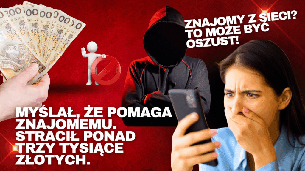 Uwierzył „znajomemu” z komunikatora. Stracił 3100 złotych