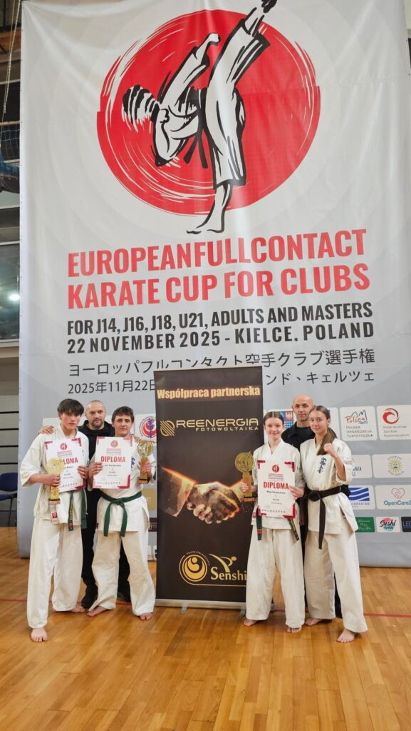 Klubowy Puchar Europy Karate w Kielcach. Senshi z fantastycznym występem.
