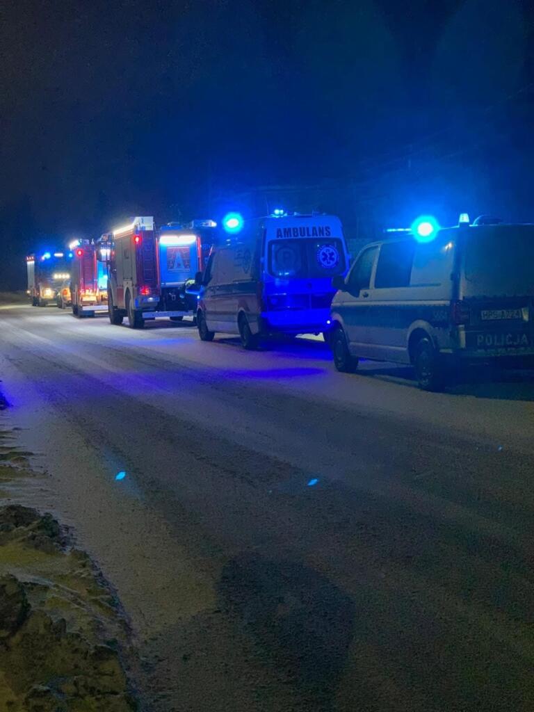 fot. OSP Wąchock. Tragedia w Wąchocku. Śmiertelne zatrucie tlenkiem węgla