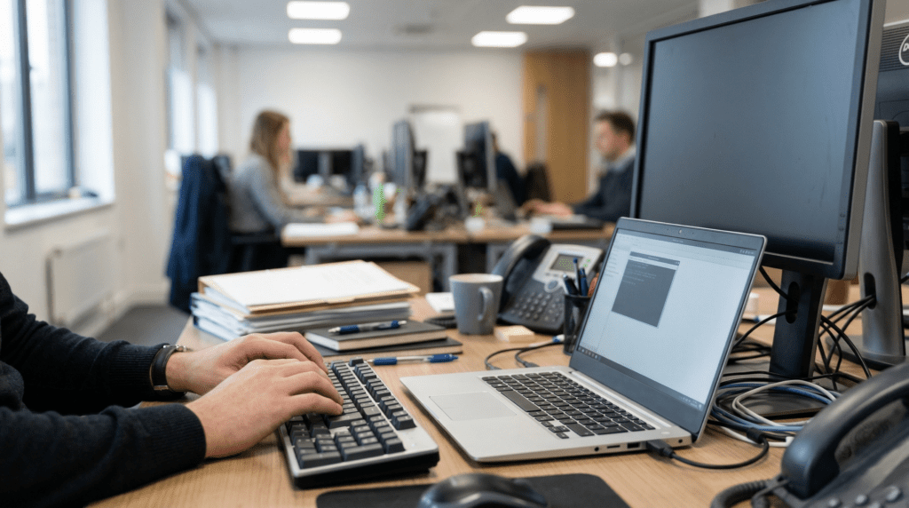 Obsługa informatyczna firm w Starachowicach – stanowisko pracy IT w biurze