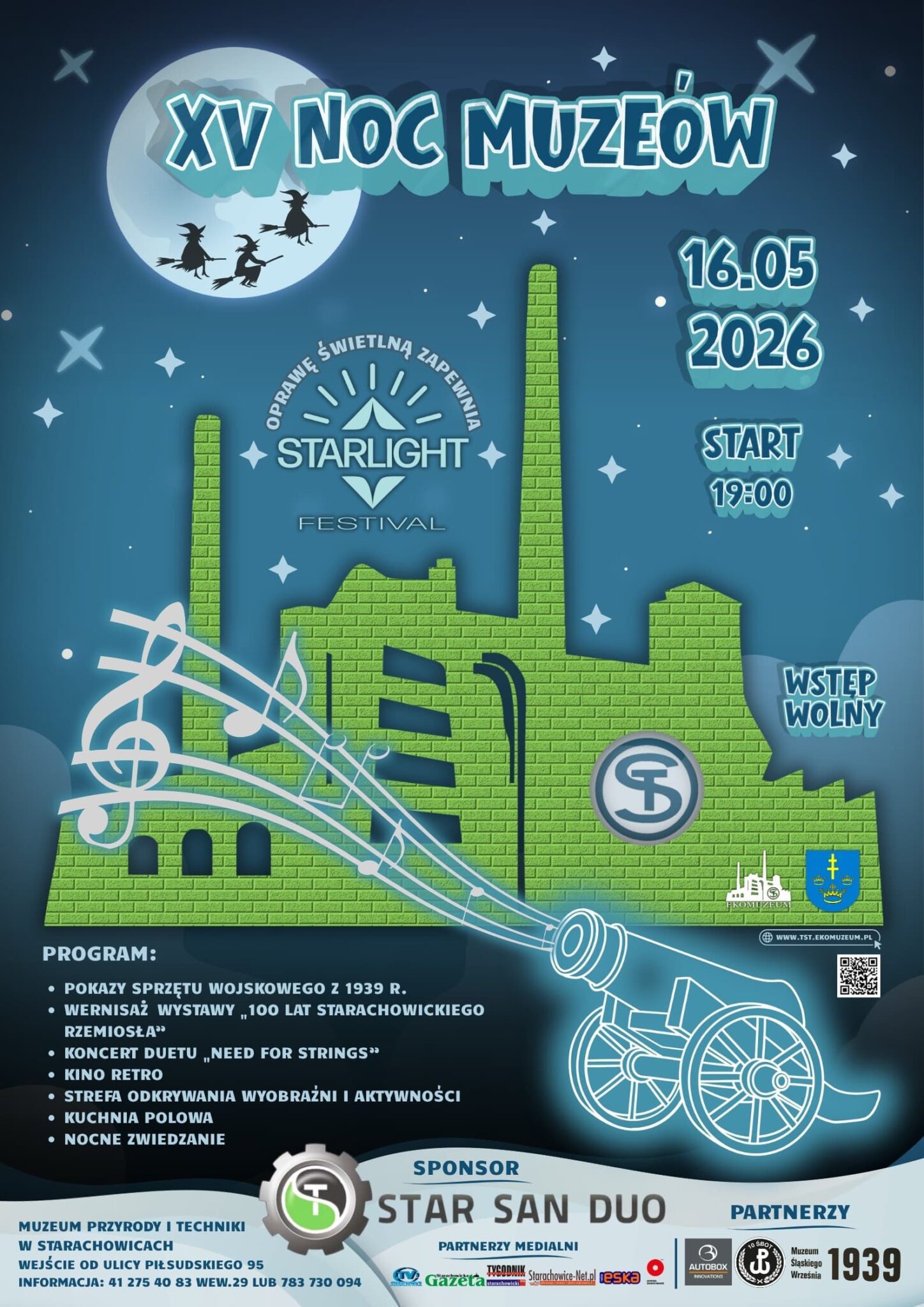 XV Noc Muzeów 2026 w Muzeum Przyrody i Techniki w Starachowicach