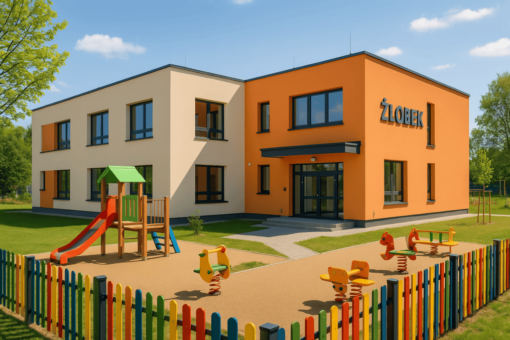 Budynek publicznego żłobka w Starachowicach przy ulicy Leśnej