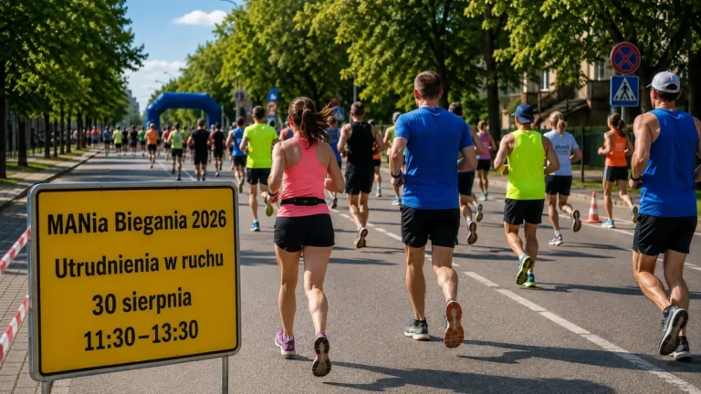 MANia Biegania 2026 w Starachowicach – utrudnienia w ruchu drogowym