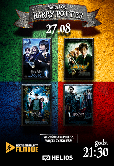 Plakat filmu Maraton Harry Potter cz. 1-4