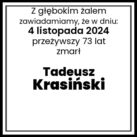 Tadeusz Krasiński