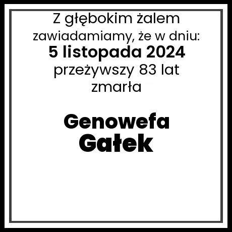 Genowefa Gałek