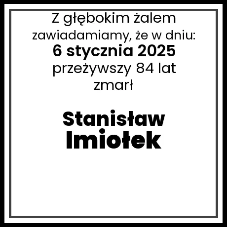Stanisław Imiołek