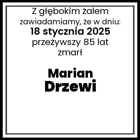 Marian Drzewi