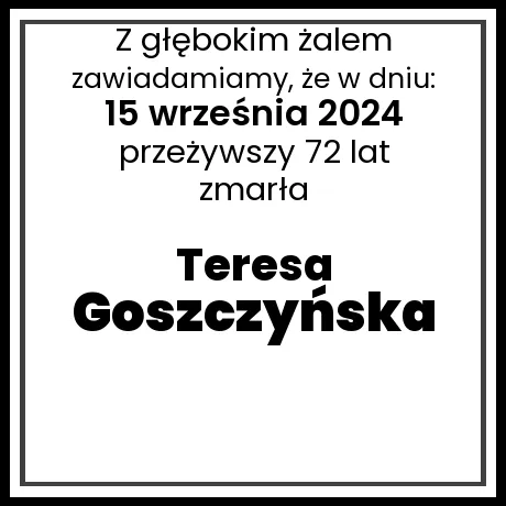 Teresa Goszczyńska