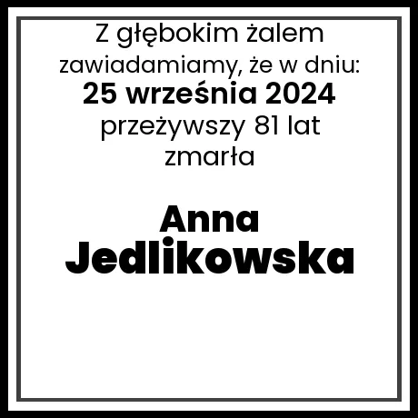 Anna Jedlikowska