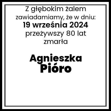 Agnieszka Pióro