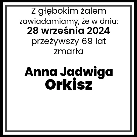 Anna Jadwiga Orkisz