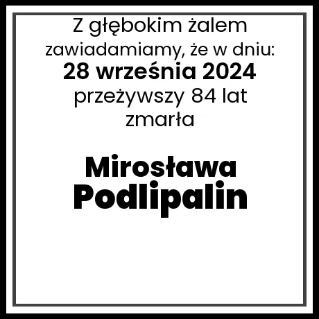 Mirosława Podlipalin