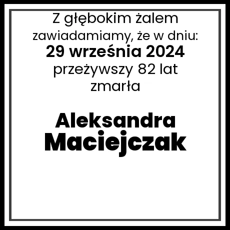 Aleksandra Maciejczak