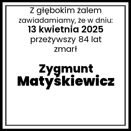 Zygmunt Matyśkiewicz