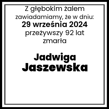 Jadwiga Jaszewska