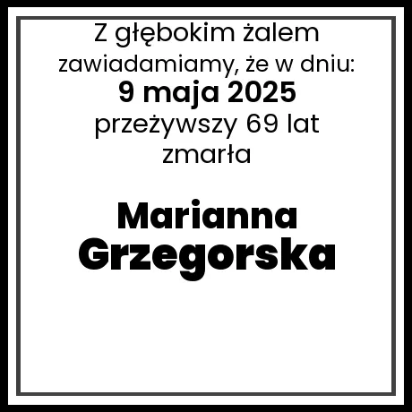 Marianna Grzegorska