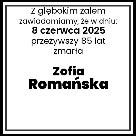 Zofia Romańska