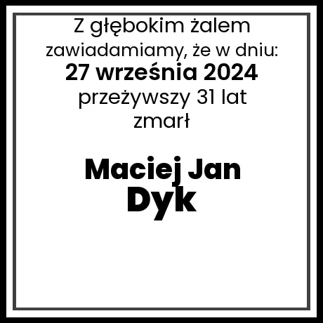 Maciej Jan Dyk