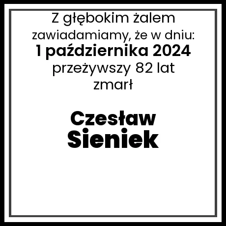 Czesław Sieniek
