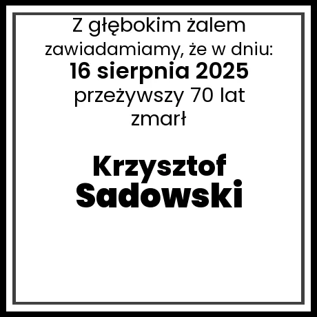 Krzysztof Sadowski