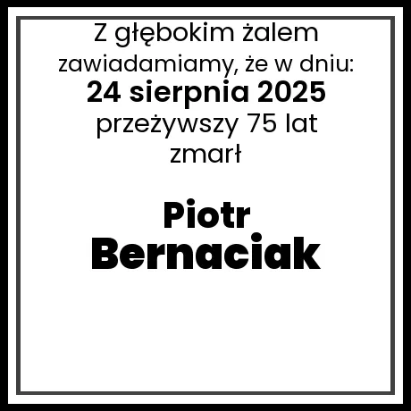 Piotr Bernaciak
