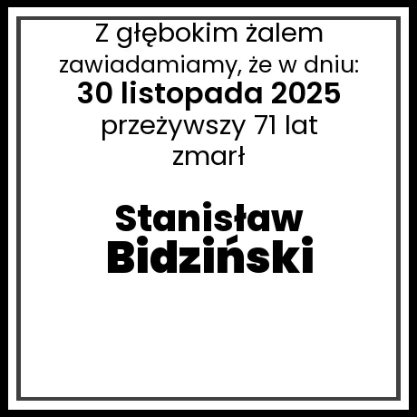 Stanisław Bidziński