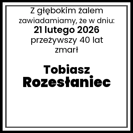 Tobiasz Rozesłaniec
