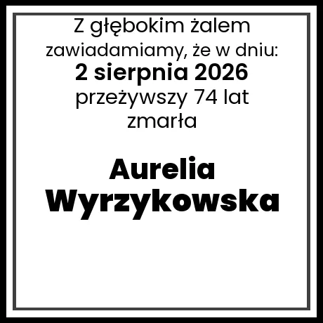 Aurelia Wyrzykowska