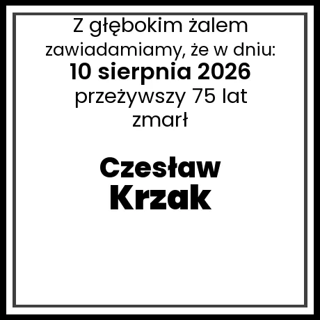Czesław Krzak