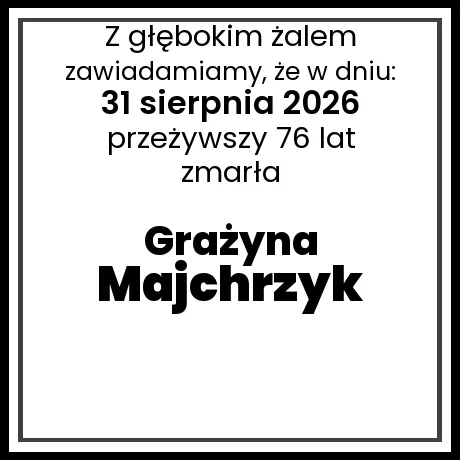 Grażyna Majchrzyk
