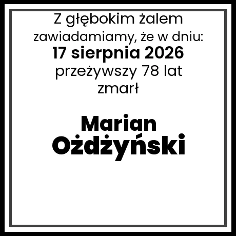 Marian Ożdżyński