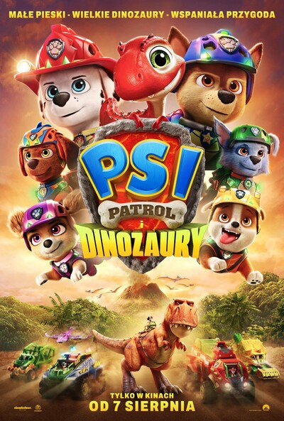 Plakat filmu PSI PATROL I DINOZAURY