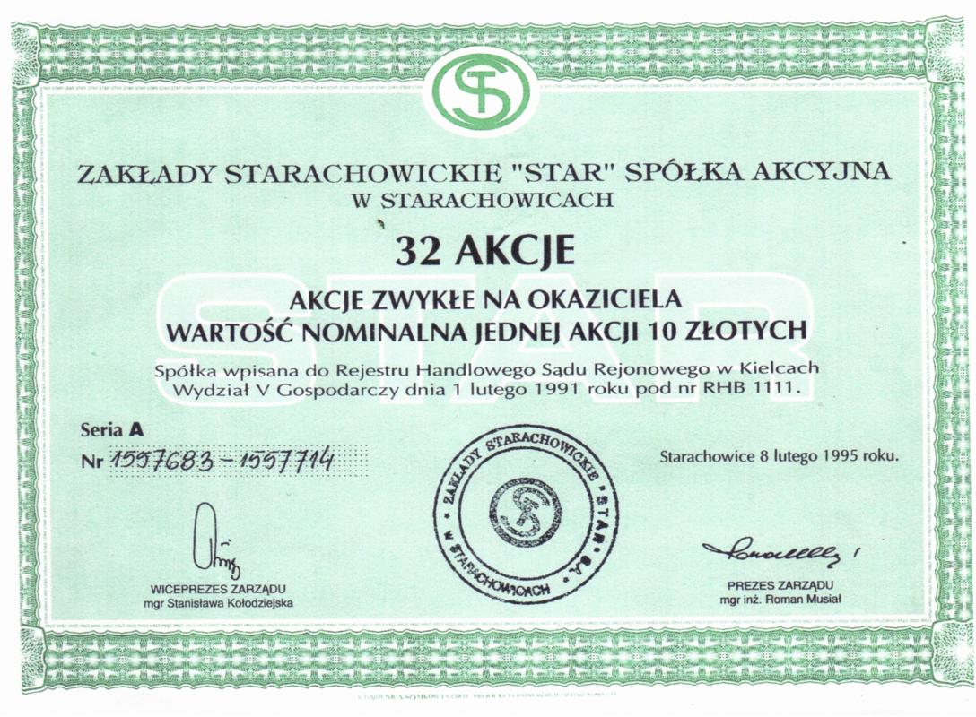 Ilustracja do artykułu: NIE BĘDZIE REKOMPENSAT ZA AKCJE „STARA”?