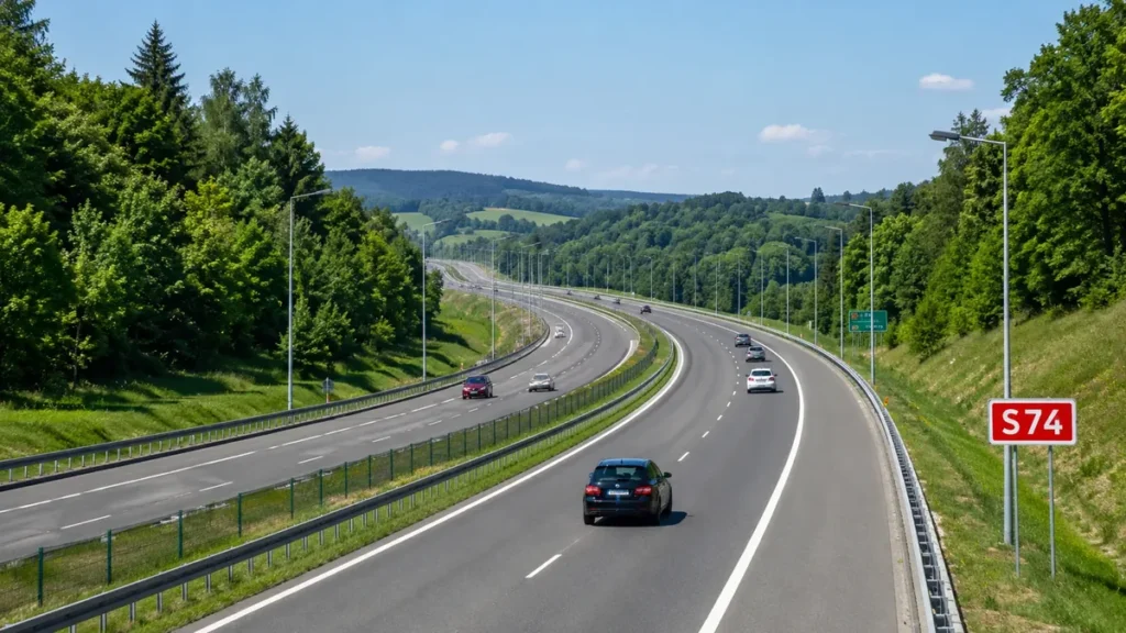 600 mln euro na rozbudowę drogi ekspresowej S74 w województwie świętokrzyskim