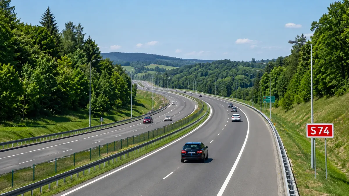 600 mln euro na rozbudowę drogi ekspresowej S74 w województwie świętokrzyskim