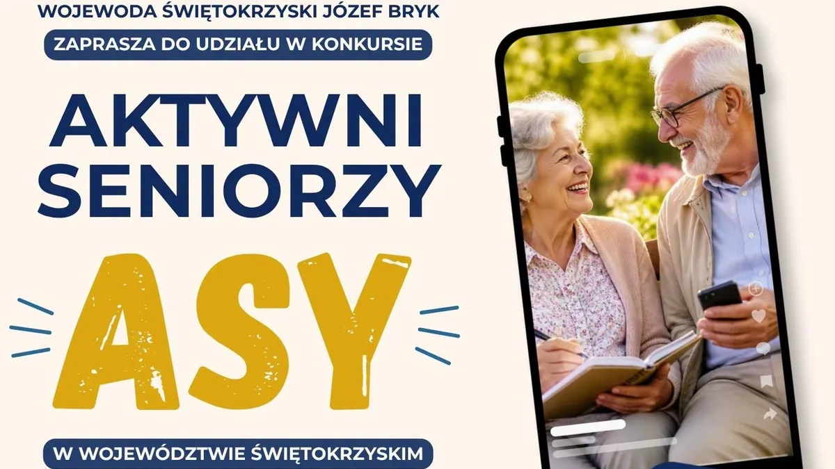 Aktywni seniorzy z pasją tworzący prace konkursowe