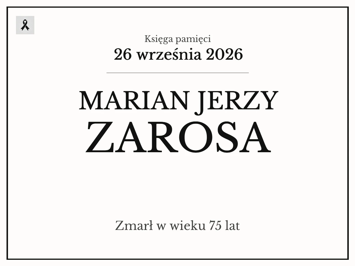 Marian Jerzy Zarosa