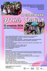 XII Starachowicki Dzień Seniora 12 września w Parku Miejskim