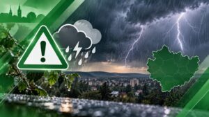 IMGW ostrzega przed silnym deszczem i burzami