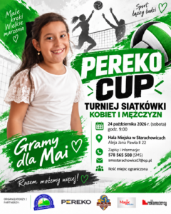 Pereko Cup – charytatywny turniej siatkówki dla Mai w Starachowicach
