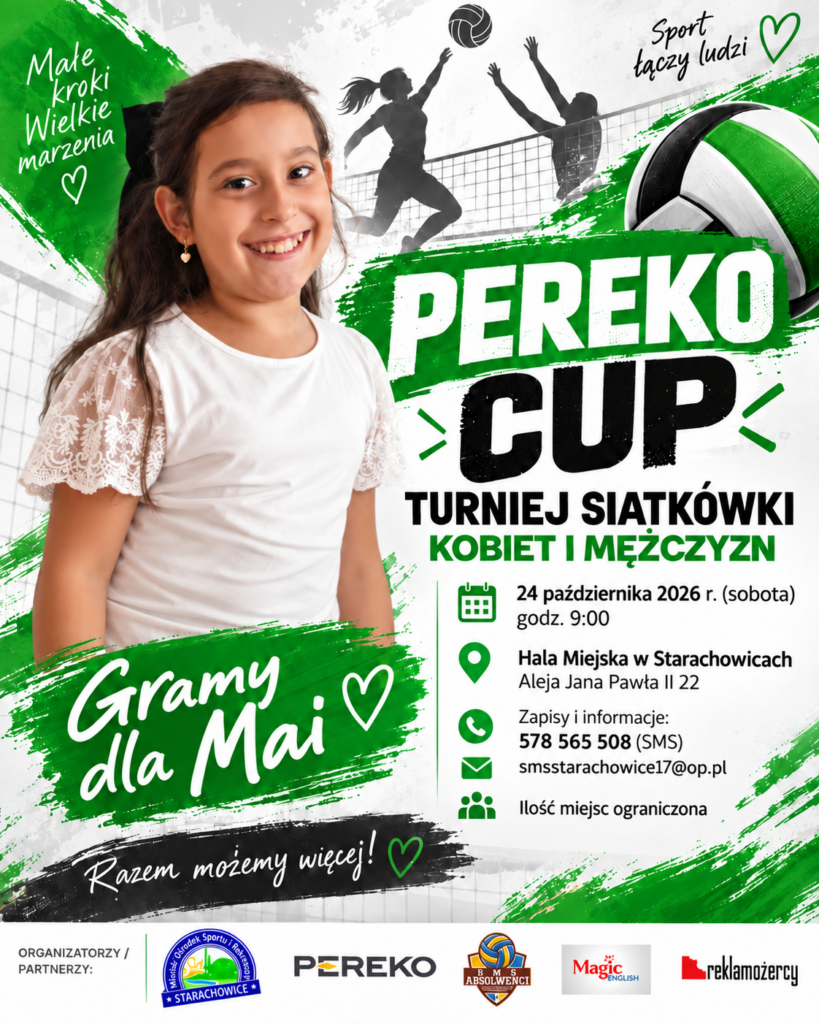 Pereko Cup – charytatywny turniej siatkówki dla Mai w Starachowicach