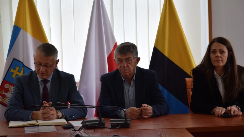 Ilustracja organizacyjnego posiedzenia przedstawicieli OSP